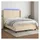 vidaXL Boxspringbett mit Matratze & LED Creme 140x200 cm Stoff