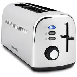 h.koenig TOAS32 Toaster Schwarz/Silber