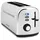 h.koenig TOAS32 Toaster Schwarz/Silber