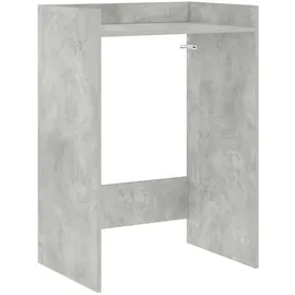 vidaXL Waschmaschinen-Schrank 67,5 x 48 x 97 cm Grau Holzwerkstoff