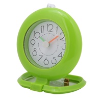Dekaim Uhr Badezimmeruhr-Modische wasserdichte Dual-Use-Hängetischuhr Badezimmer-Küchen-Heimdekoration(Grün)