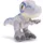 Posh Paws Jurassic World Chunky Velociraptor Dinosaurier 25,4 cm Babyblau/Blau/Grau
