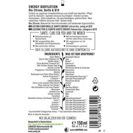 Sante Energy Bodylotion Bio-Zitrone & Quitte 150 ml