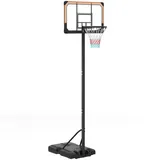 sportnow Basketballkorb Schwarz 182 -213 cm