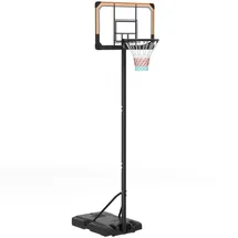 sportnow Basketballkorb Schwarz 182 -213 cm