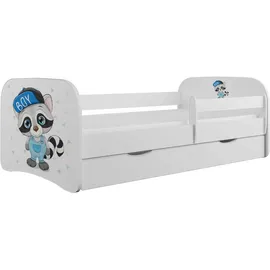 99rooms Kinderbett Dreams II 70 x 140 cm Spanplatte weiß