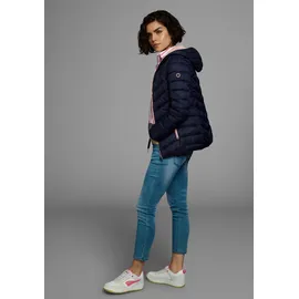 KangaROOS Steppjacke KANGAROOS, Damen, Gr. 32, blau (marine, rosa), Web, Obermaterial: 100% Polyamid. Futter: 100% Polyamid.
