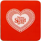 Premier Housewares Home Sweet Home Untersetzer, 4er Set, Kork