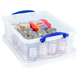 Really Useful Box Aufbewahrungsbox 50 x 19,5 x 39,5 cm 3-tlg. transparent