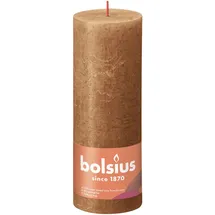 Bolsius Rustik Stumpenkerze 190/68 mm braun