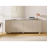 beautysofa ADEL 204 x 81 x 38 cm Beige