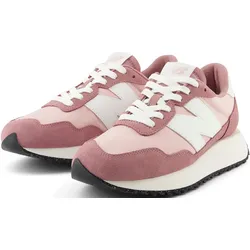 Sneaker NEW BALANCE "WS237", Gr. 41,5, rosa (altrosa), Leder, Textil, sportlich, Schuhe