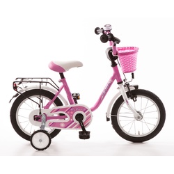 Kinderfahrrad BACHTENKIRCH „My Bonnie“ Fahrräder Gr. 25 cm, 14 Zoll (35,56 cm), rosa Kinder Kinderfahrräder