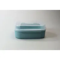 Tupperware Naschkätzchen 1,7 L blau weiß Bellevue Dose Box