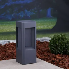 LUCANDE LED Sockelleuchte 30,5 cm anthrazit