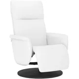 vidaXL Relaxsessel Mit Fußteil Weiß Kunstleder - Vidaxl
