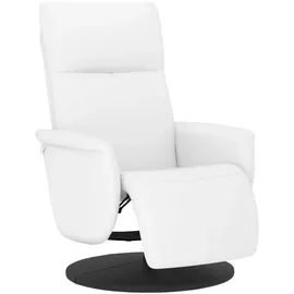 vidaXL Relaxsessel Mit Fußteil Weiß Kunstleder - Vidaxl