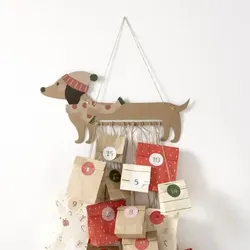 folia Adventskalender-Set Sausage Dog 54-teilig