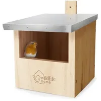 Wildlife home Halbhöhle mit Metalldach