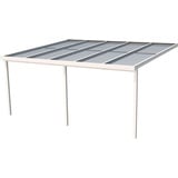 Gutta Terrassendach Premium 510 x 406 cm weiß/polycarbonat opal weiß