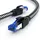 Primewire Patchkabel CAT 8 mit Baumwollummantelung - Gigabit Ethernet LAN Kabel - 40 Gbit/s - S/FTP PIMF Schirmung - Netzwerkkabel - 2m