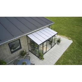 Juliana Halls Gewächshaus Qube Lean-to 612 Schwarz