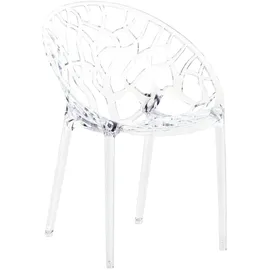 CLP Crystal Stapelstuhl 59 x 60 x 80 cm transparent