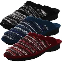 ROHDE Damen Hausschuhe Pantoffeln Softfilz Emden 2251, Größe:39 EU, Farbe:Rot - Rot - 39