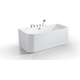 aea Badewann Wanne Spa Wannen Badezimmer 170x80 Badewannen Weiß Acryl Armaturen