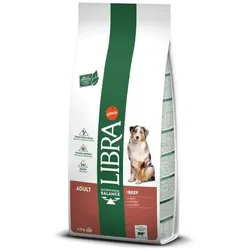 LIBRA Dog Adult Beef Hundefutter mit Rindfleisch 12kg