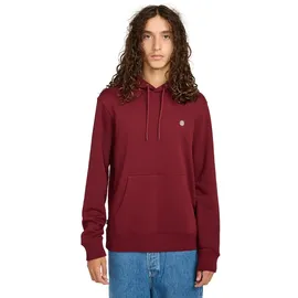 Element Icon Embroidery Hoodie Rot XS