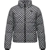 Ragwear Damen, Steppjacke warme Winterjacke wasserdicht kurz mit Hahnentritt Muster Serah Print YOUMODO Black Gr. 5XL - 5XL