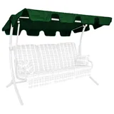 ANGERER Freizeitmöbel GmbH Hollywoodschaukel Sonnendach Universalgröße - passend für viele Hollywoodschaukeln - Schaukeldach Made in Germany (Swingtex grün, Universalgröße)