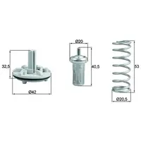Mahle Thermostat, Kühlmittel