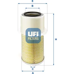 UFI Luftfilter für UMM Alter Fiat Campagnola 27.878.00