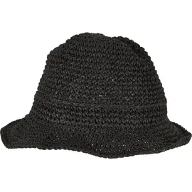 URBAN CLASSICS Braid Bast Fischerhut Black One Size