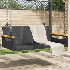 vidaXL Hängebank 109 x 62 x 40 cm Schwarz