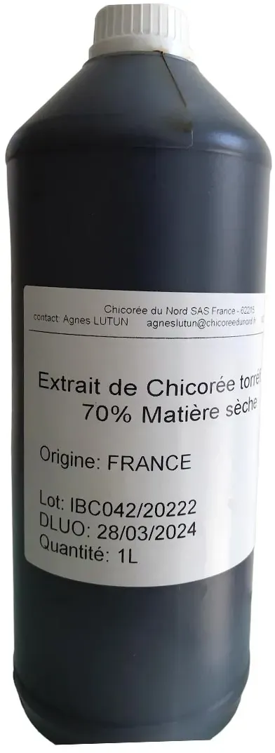 LUTUN Pâte de Chicorée Torréfiée – Zichorienpaste, 1 Liter zum Süßen