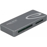 Delock 91754 Kartenleser USB 3.2 Gen 1 (3.1 Gen 1) Type-C Grau