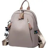 Damen-Rucksack - Vintage Grey - Zeitlose Eleganz - Retro Chic - Vielseitigkeit - Wasserdicht - Komfortabel - Grau