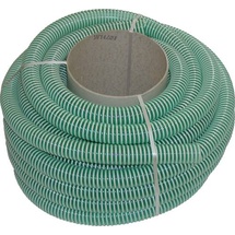Hozelock Spiralsaugschlauch Ø25 mm 169989 Meterware Grün, Weiß Spiralgartenschlauch