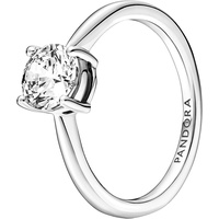 PANDORA Ring Timeless "funkelnder Stein" silber, Zirkonia 190052C01 48