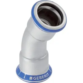 Geberit Edelstahl-Bogen 30° Ø22mm Fitting