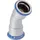 Geberit Edelstahl-Bogen 30° Ø22mm Fitting