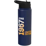 Im Monat Juni 1967 Jahr 1967 Retro 1967 Vintage 1967 Stainless Steel Insulated Water Bottle