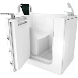 AcquaVapore Sitzbadewanne mit Tür 68 x 110 cm (S08-A-L)
