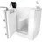AcquaVapore Sitzbadewanne mit Tür 68 x 110 cm (S08-A-L)