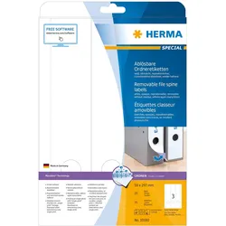 HERMA Special - Papier - matt - selbstklebend, entfernbarer Klebstoff - weiß - 5
