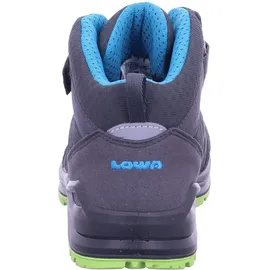 Lowa Maddox GTX Mid Kinder graphit/limone 26