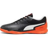 Puma Truco Iii Hallenfußballschuhe - Black / White / Flame Flicker - EU 46 1/2